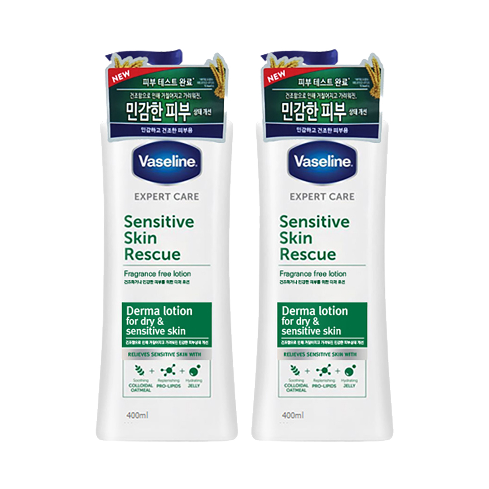 센스티브 스킨 레스큐 더마 바디로션 400ML 1+1(소비기한 26년 12월)